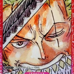[Light Played] Roronoa Zoro (foil/red frame/manga picture) [SR] {ST01-013} [[Light Played] Roronoa Zoro]