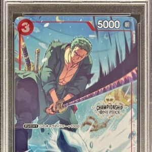 [PSA 10 Graded] Roronoa Zoro (CS/illust:kankurou) [SR] {ST01-013} [Other]