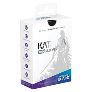 “KATANASleevesStandardSize (Black)” 100 pieces [Supply] {-} [Supply (Others)]