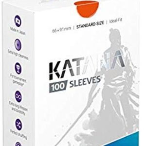 “KATANASleevesStandardSize (Orange)” 100 pieces [Supply] {-} [Supply (Others)]