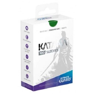 “KATANASleevesStandardSize (Green)” 100 pieces [Supply] {-} [Supply (Others)]
