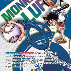 Monkey D. Luffy (Unopened/English version/Dodgers) [L] {EB02-010} [Monkey DLuffy]