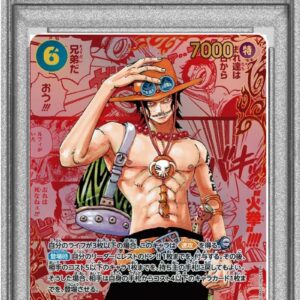 [PSA 10 Graded] Portgas D. Ace (Red Parallel/Manga background/Manga picture) [SEC/SP] {OP13-119} [Other]