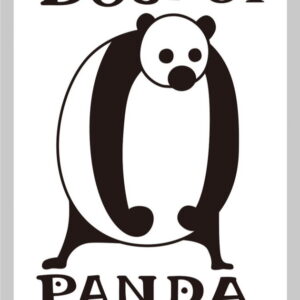 Sleeves "DOSKO1 PANDA (gray frame/BASE SHOP limited card sleeves -Brand Assort vol.01-)" 70 pieces [Supply] {-} [Supply]