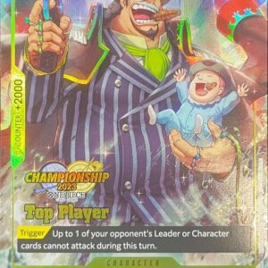Capone Bege (English version/color/Top Player/CS2023/illust:DAI-XT.) [R] {OP04-100} [Capone Bege]