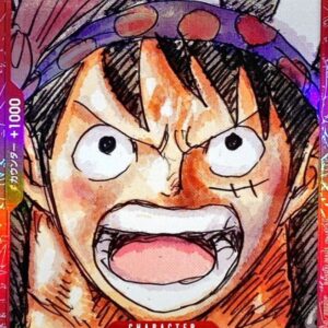 Monkey D. Luffy (front/foil/red frame/manga picture) [P] {P-022} [Monkey DLuffy]